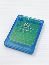 Sony PlayStation 2 Memory Card 15 Blocks SCPH-1020 Island Blue made in Japan