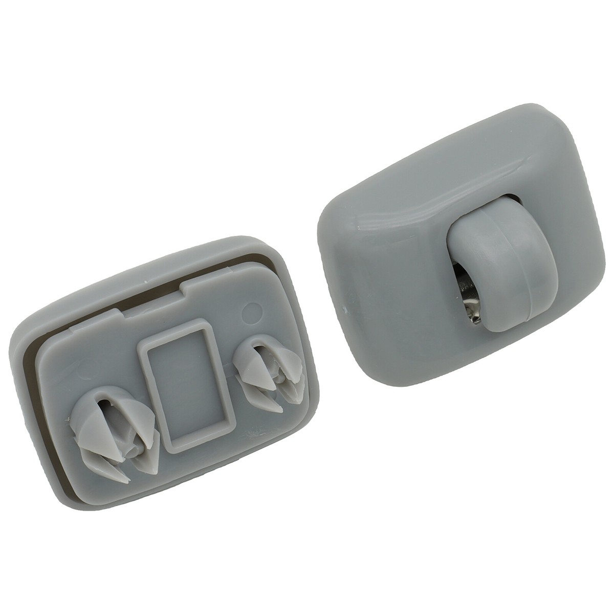 2x Grey Sun Visor Clip Hanger Hook For Audi A3 A4 A5 Q3 Q5 S4 S5 8U0857562A | UK 2x Grey Sun Visor Clip Hanger Hook For Audi A3 A4 A5 Q3 Q5 S4 S5 8U0857562A | UK