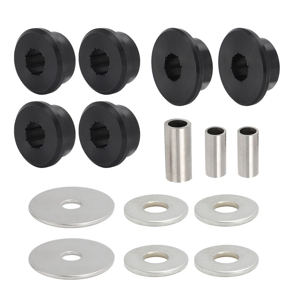 For Hummer H3 Front Differential Mount Bushing Set (3 Location) Polyurethane H3T - Image 4 of 4