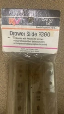 Knape & Vogt Drawer Slides 75lb W/ Ball Bearings Buy More Save More!