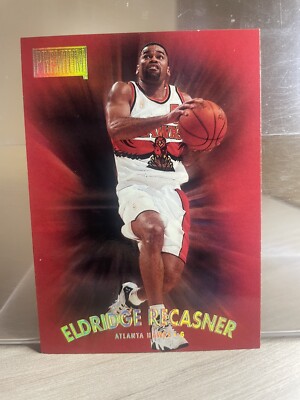 1997-98 SkyBox Premium Atlanta Hawks Basketball Card #132 Eldridge Recasner