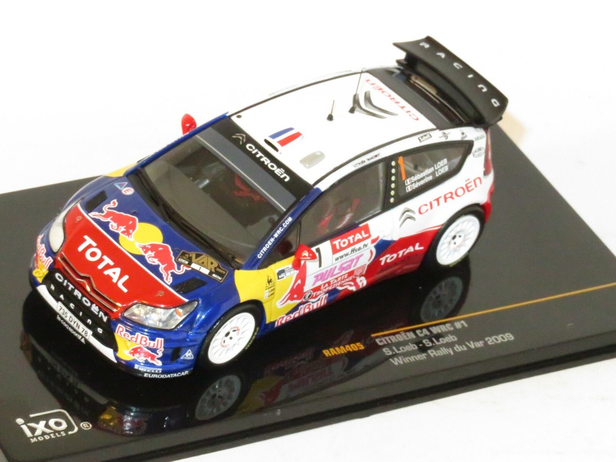 1/43 Citroen C4 WRC Red Bull - Total Rally Du Var France 2009 S