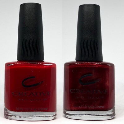 CND ORIGINAL Creative Nail Design Nail Polish Moroccan Ruby + Dark Secret