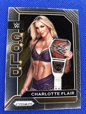 2022 Panini Prizm WWE Charlotte Flair Gold #18 Smack Down