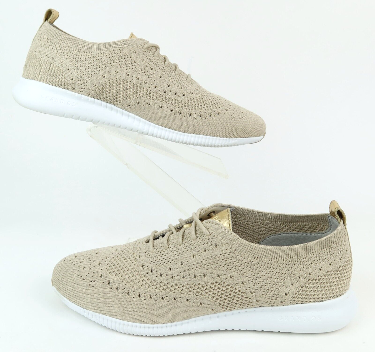 Cole Haan Womens 2.ZERØGRAND Stitchlite Wingtip Oxfords Rye  display picture 2