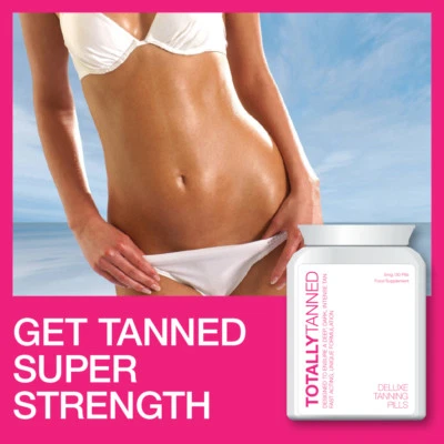TOTALLY TANNED TABLETS GET TAN FAST INSTANT RESULTS SAFE HERBAL!