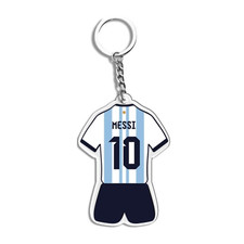 Leonel Messi Jersey Keychain Argentina/Inter Miami Messi Soccer Keychain