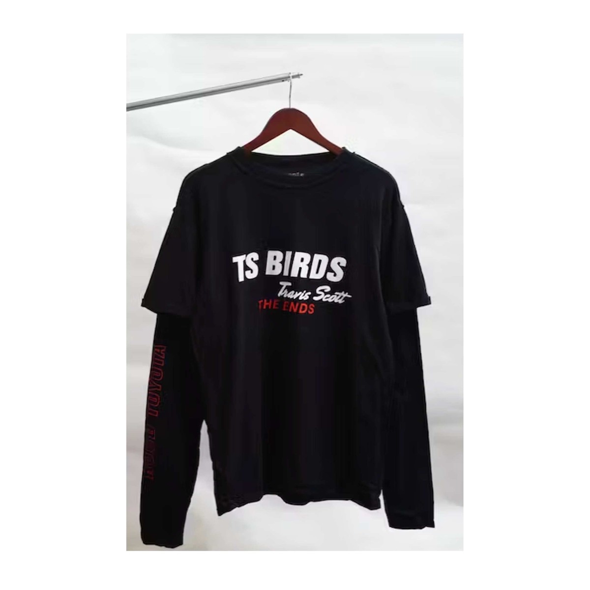 Travis Scott Hood Toyota Birds Tour Merch Long Sleeve Limited