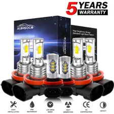 For Toyota Tacoma 2016-2022 2023 LED Headlight High Low Beam Fog Light Bulbs Kit