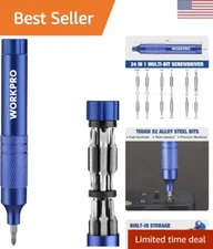 24-in-1 Precision Screwdriver Set - Multi-Bit Screwdriver for Electronics & More