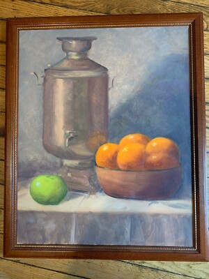 Karen Brown Still Life Fruit Oil On Canvas