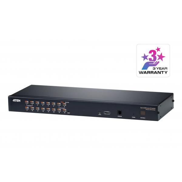 Aten Switch KVM over IP Multi-Interface Cat 5 a 16 porte per 1 accesso condiviso