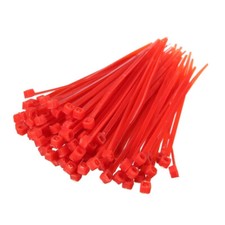 Cable Ties Red Strong Tie Wraps-Zip Ties Nylon Small-Large Sizes