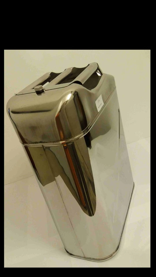edelstahl kanister 20l NEU mit Schraubverschluss und Entlueftung - Bild 3 von 4