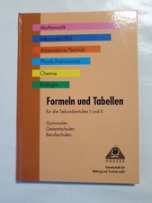 Formeln und Tabellen Sekundarstufen I und II Tafelwerk Gymnasien Gesamtschulen
