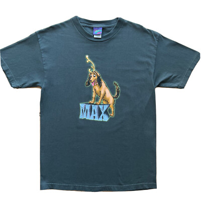 Vintage How The Grinch Stole Christmas Shirt L Green 90s Cartoon Movie Promo