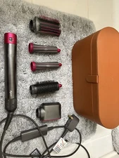 Dyson Airwrap Complete Curling Iron  5 Accessories Set - Red