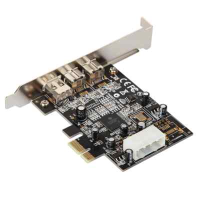 PCI-Express IEEE 1394B/A Combine PCI-E 2B+1A Firewire 800Mbps Card 2U Ti XIO2213