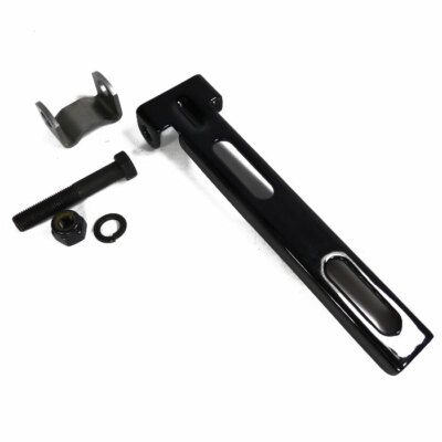 Solositz Halteschiene Set schwarz für Harley Davidson Custom Bikes Starrahmen