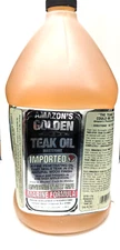 Amazons Golden Teak Oil  Gto-175 Golden Teak Oil Gallon 126OZ Marine Formula