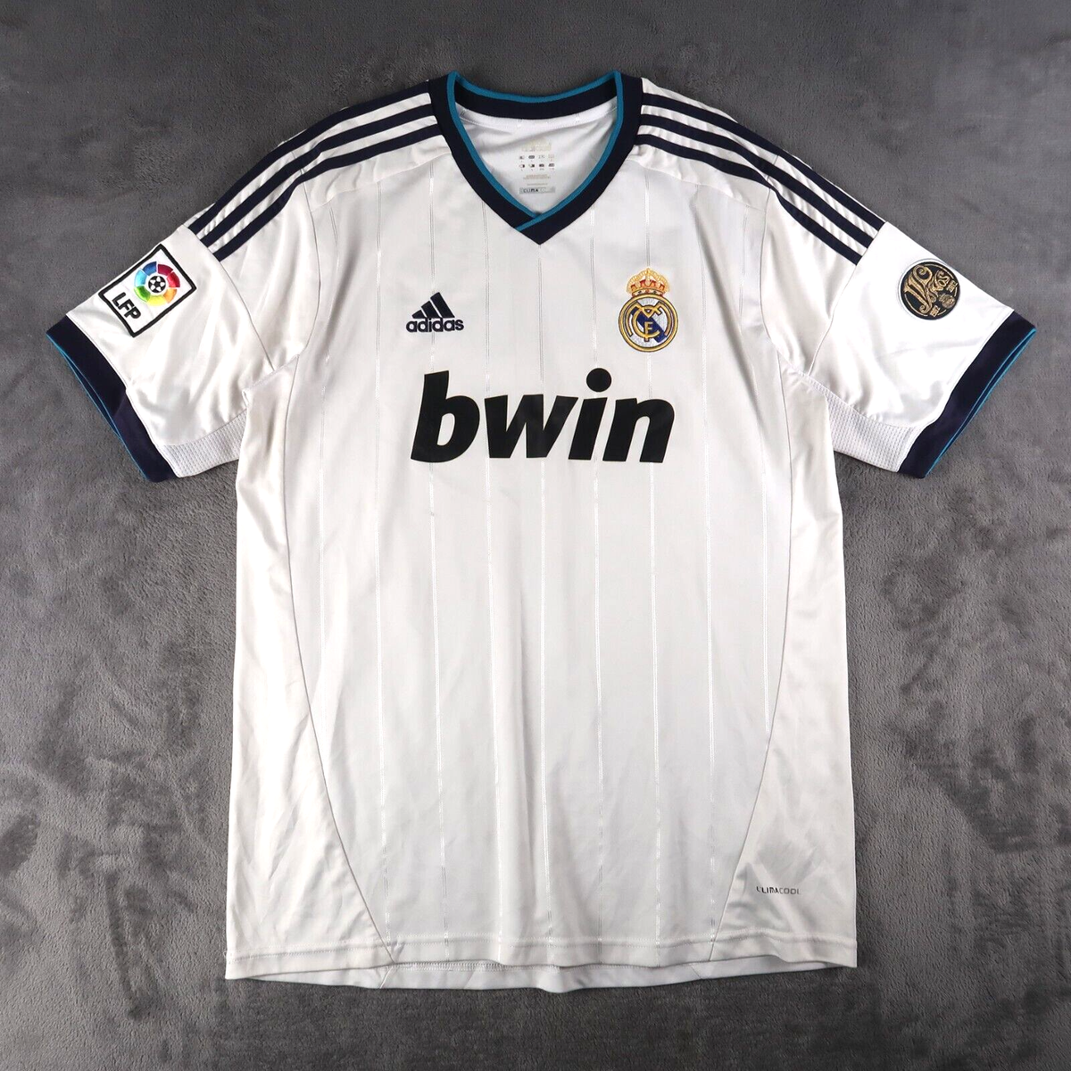 Real Madrid Home 2012 Ronaldo #7 Soccer Jersey Mens Size L Large