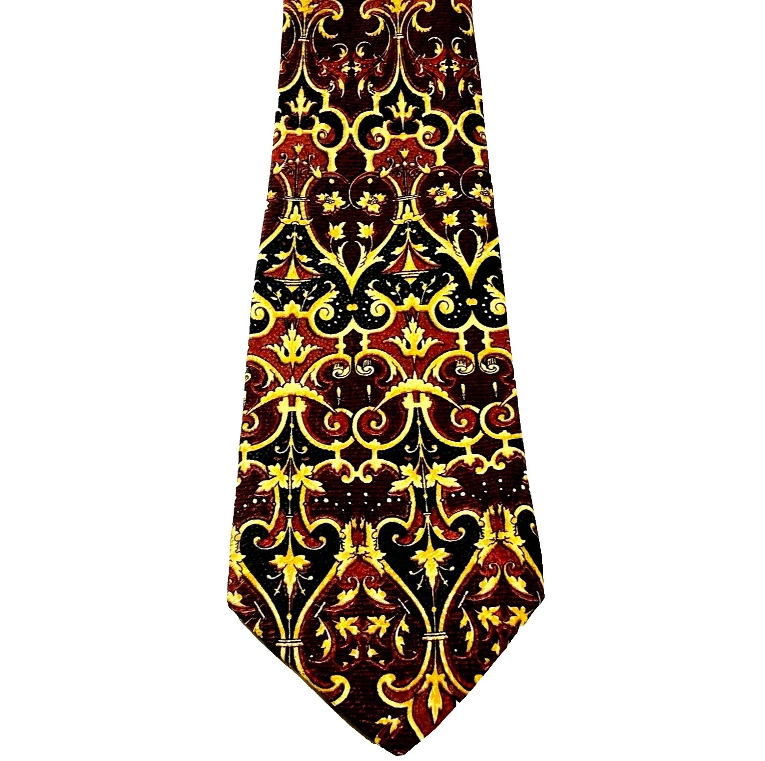 Versace Abstract 100% Silk Ties for Men