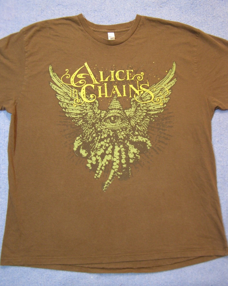 Alice in Chains Concert Tour T-Shirt Great Seal Wings Tentacles
