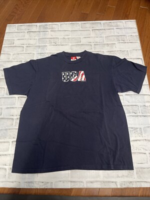 Target USA Blue T Shirt 2001 Short Sleeve T-Shirt Very Good Condition Size M Tee