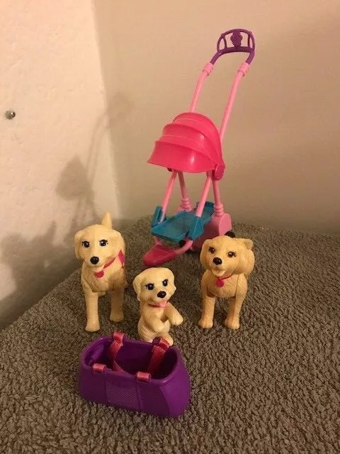 Barbie puppy stroller cheap