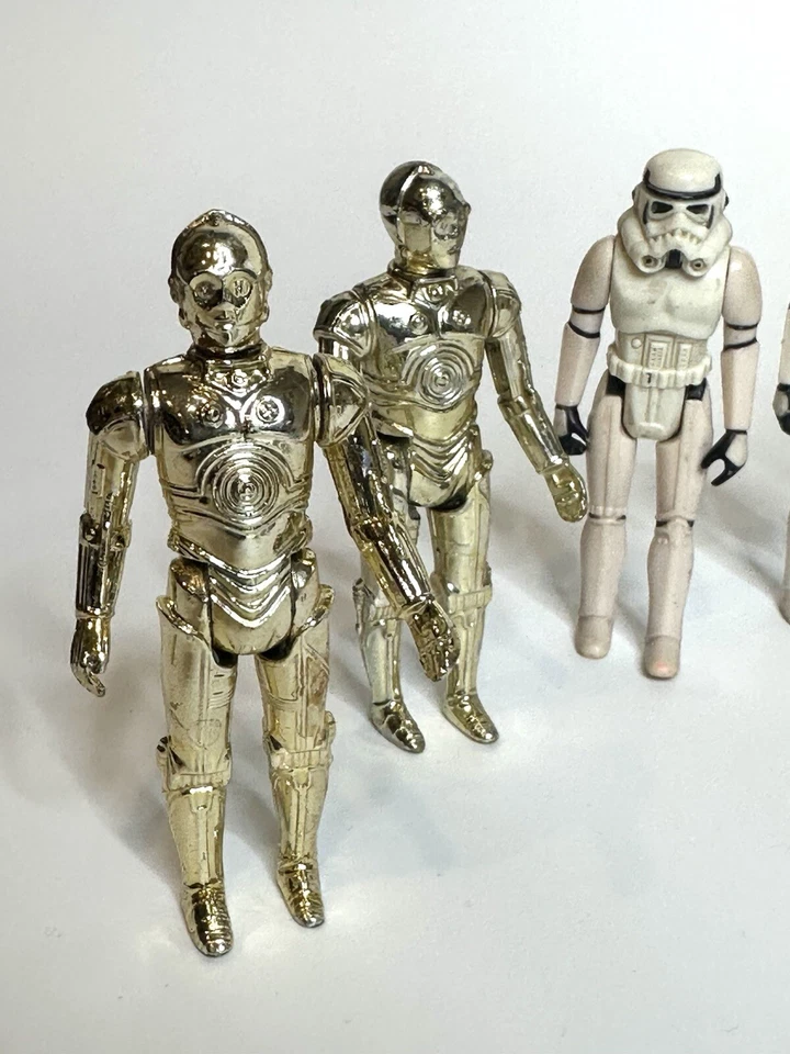 Lote de 22 figuras de acción Kenner Star Wars 1977-1980 vintage + estuche de transporte Foto 2 de 4