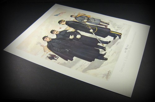 Ogden Military Uniforms 1888 OFFICERS, ENLISTED, OVERCOATS AND CAPES, poster - Picture 2 of 3
