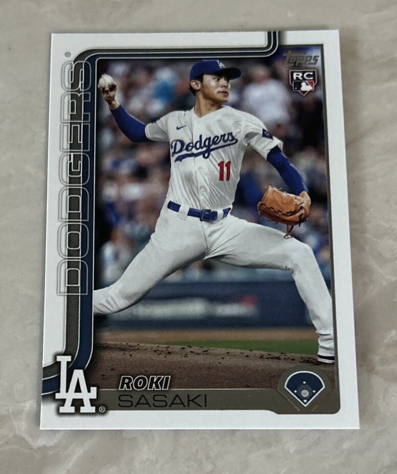 Topps - 佐々木ロキ　Roki Sasaki Dodgers サイン入りルーキカード 2025 Topps Series 2 Roki Sasaki Rookie #558 LA Dodgers | eBay