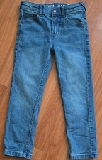 Nautica Boys Straight Jeans 6 Blue Denim Regular Fit Stretch Pockets