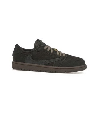 Kid's Travis Scott x Air Jordan 1 Retro Low  OG SP PS Velvet Brown Sneaker