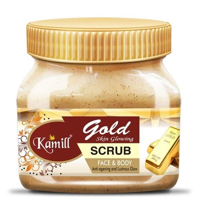 Kamill Gold Hautstrahlender Scrub Für Gesicht Und Körper 500g