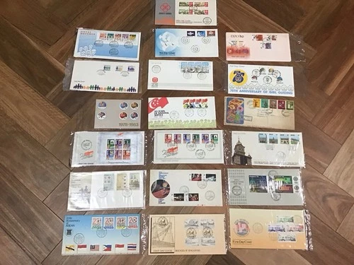 Singapore First Day Covers x 21+ Extras 1983-1987 Nice Lot.