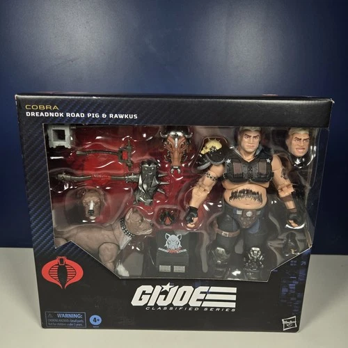 2024 Joe Classified 135 Cobra Dreadnok ROAD PIG & RAWKUS 6" Hasbro Beast Pack