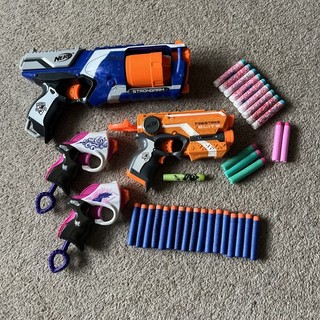 Nerf Guns And Bullets Bundle