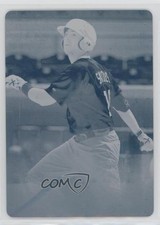 2011 Playoff Contenders Draft Tickets Printing Plate Cyan 1/1 Matt Skole #98 md3