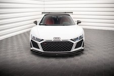 Maxton Design Frontlippe V.2 passend f&uuml;r Audi R8 Mk2 FL schwarz Hochglanz