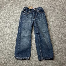 Levi's 549 Relaxed Straight Jeans Kids Boys 5 Slim Blue Denim Snap Classic 18X16