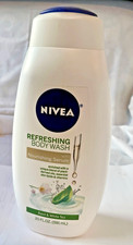 NIVEA Basil and White Tea Body Washc with Nourishing Serum, 20 Fl Oz Bottle 0.90 per gallon