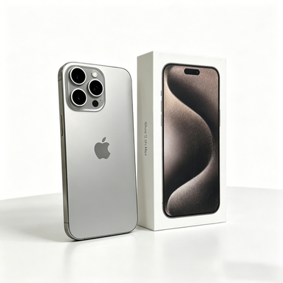 Apple iPhone 15 Pro Max - 256 GB - Natural Titanium (Unlocked) for