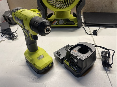 #ad Ryobi PCL201 with 2ah Battery And Charger $35.99