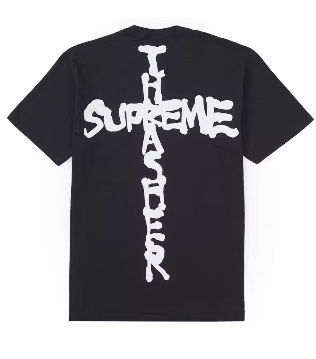 Supreme Thrasher Cross Tee Black Size XL VERY PREOWNED | eBay