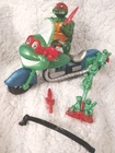 Vintage Teenage Mutant Ninja Turtles 1993 Toon Cycle Broom Motorcycle