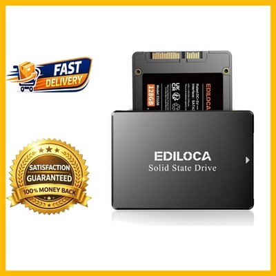 128GB SATA III SSD - 2.5'' Shock-Proof Solid State Drive for Laptops & Desktops