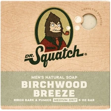 Dr. Squatch Natural Bar Soap, Birchwood Breeze, 5 oz