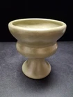 Vintage Haeger USA Matte Green Pedestal Pot Planter Vase Pottery 5.5”