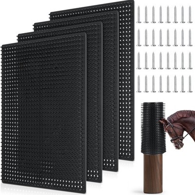 Teenyyou 4 Pack Horse Scratching Post Pads Livestock Scratching Brush 14.17'' ...
